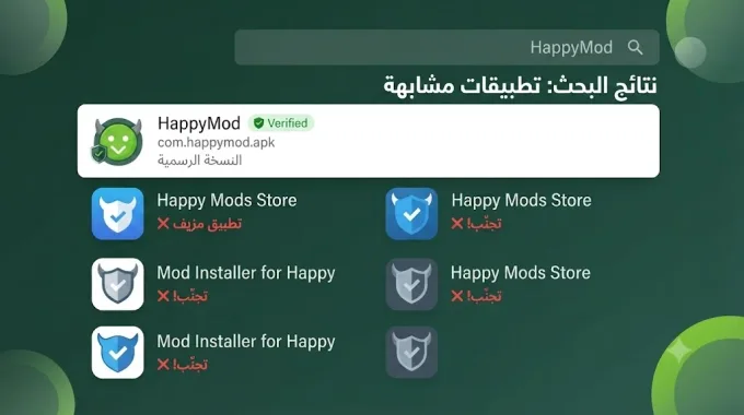 تطبيقات مقلّدة لاسم هابي مود في متجر Google Play