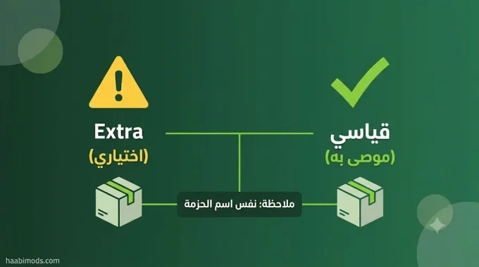الفرق بين هابي مود القياسي و HappyMod Extra